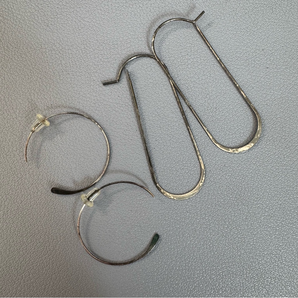 Elegant Silver Hoop Earrings